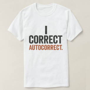 T-shirt Correction automatique
