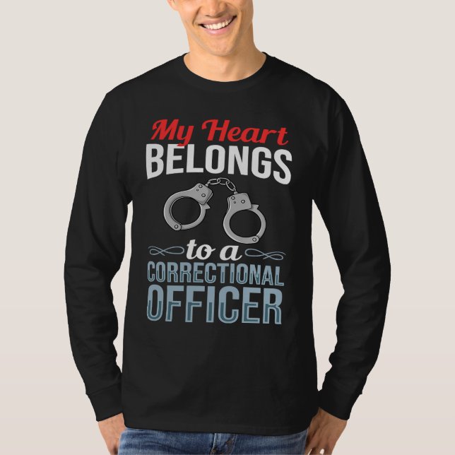T-shirt Correctional Officer Wife Facility Flag Training (Devant)