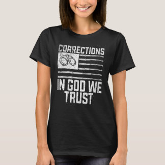 T-shirt Corrections en Dieu nous faisons confiance Agent c