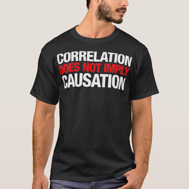 T-shirt Corrélation N'Implémente Pas Les Statistiques De C (Devant)