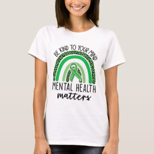 T-shirt Correspond À Votre Esprit Leopard Rainbow Health P