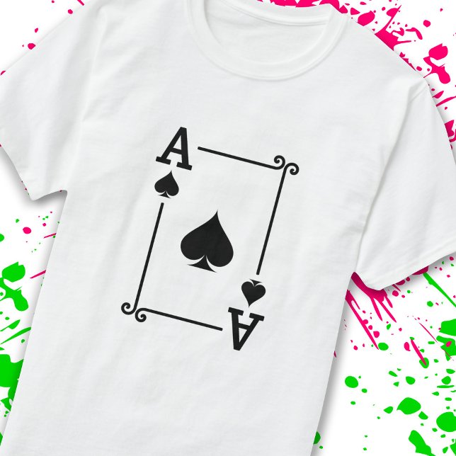T-shirt Correspondance Ace Spades Convient À Jouer Cartes  (Créateur téléchargé)