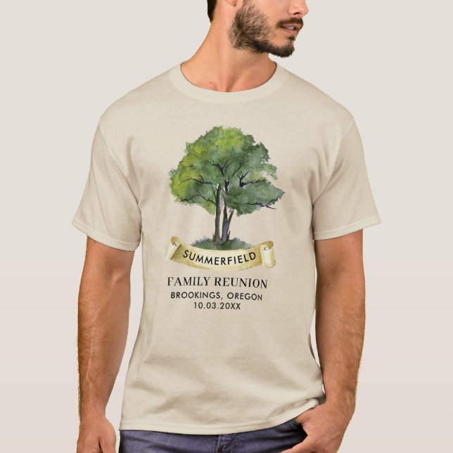 T-shirt Correspondance annuelle de l'arbre généalogique de (Devant)