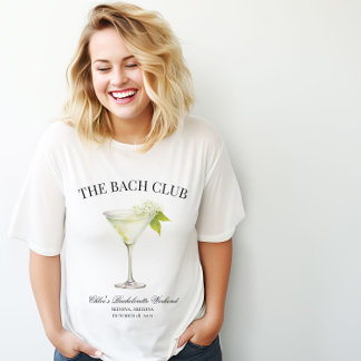 T-shirt Correspondance Bachelorette Personnalisée Bach Clu
