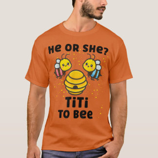 T-shirt Correspondance Bébé Genre Fête de Révélation Lui O