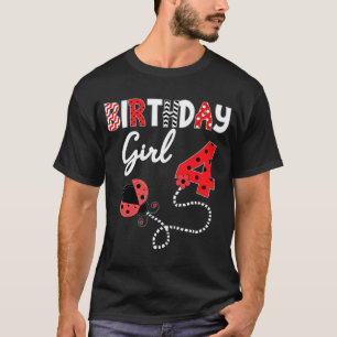 T-shirt Correspondance d'anniversaire de la coccinelle