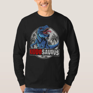 T-shirt Correspondance de famille Kiddosaurus Rex Dinosaur