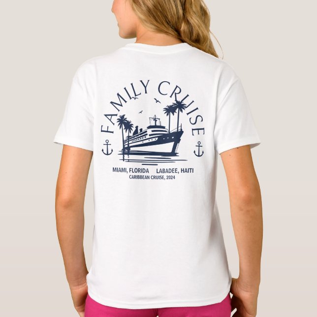 T-shirt Correspondance de groupe de famille de chemises de (Dos)