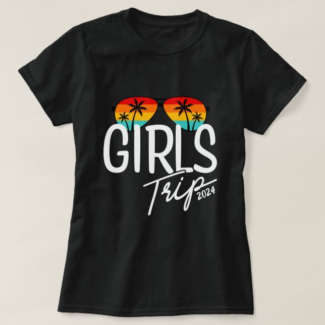 T-shirt Correspondance de groupe de voyage pour filles de  (Design devant)