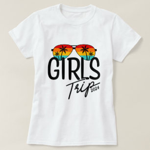 T-shirt Correspondance de groupe de voyage pour filles de