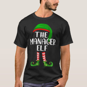 T-shirt Correspondance de groupe familial Noël Le Manager