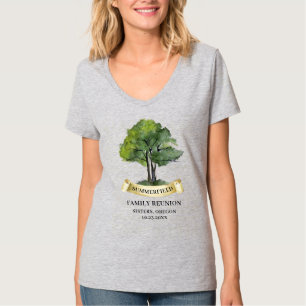 T-shirt Correspondance de l'arbre de réunion de la famille