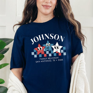 T-shirt Correspondance de réunion 4 juillet famille person