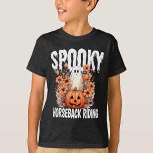 T-shirt Correspondance équitation équitation Halloween Cos