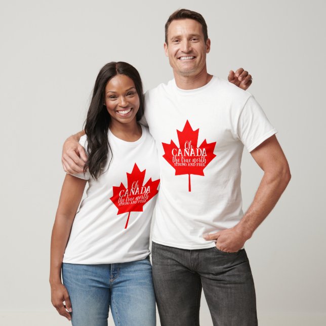 T-shirt Correspondance familiale canadienne de la feuille  (Unisexe)