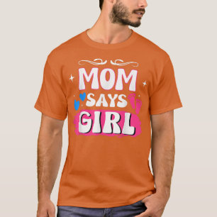 T-shirt Correspondance Famille Bébé Fête Genre Révéler Mam