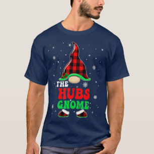 T-shirt Correspondance Famille Buffalo Plaid Hubs Gnome Ch