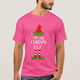 T-shirt Correspondance Famille Je suis le elfe Curvy Noël