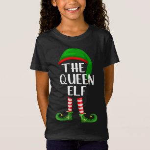 T-Shirt Correspondance Famille Noël Le Reine Elfe