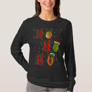 T-shirt Correspondance famille Noël Père Noël Ho Ho Papaya