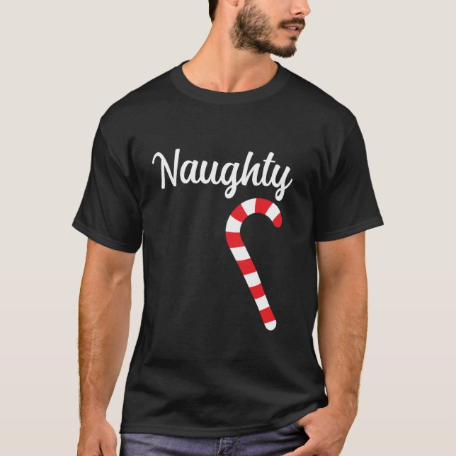 T-shirt Correspondance Naughty et Nice Couples Pajama de N (Devant)