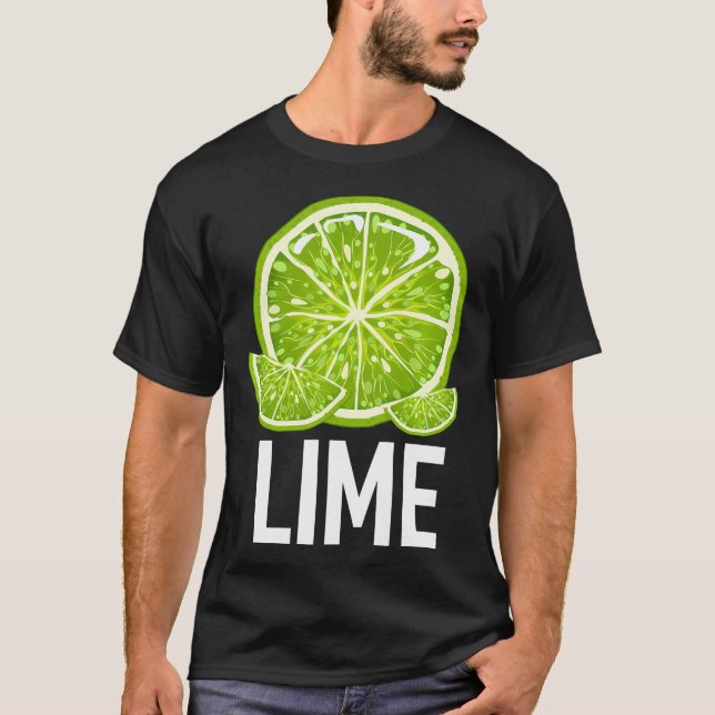 T-shirt Correspondance sel Tequila Lime Halloween Costume  (Devant)