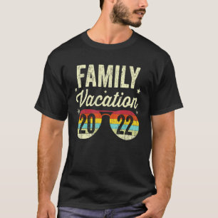 T-shirt Correspondre Vacances Familiales 2022 Faire Plage
