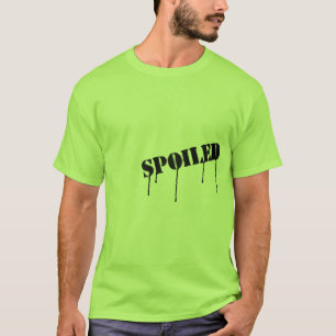 T-shirt "corrompu" de peinture d'égoutture