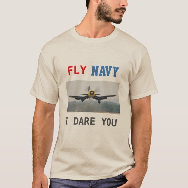 T-shirt Corsaire de la marine F4U de mouche (Devant)