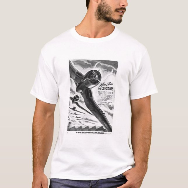 T-shirt Corsaire de Vought F4U (Devant)
