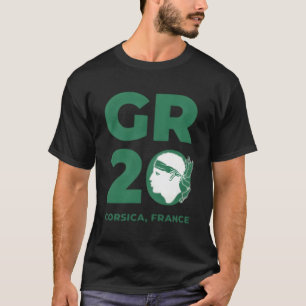 T-shirt Corse Corsu Corssica 2B Head De Maure Corsica Fran