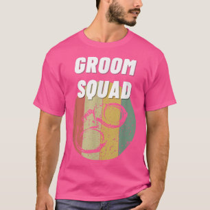 T-shirt Cortège de mariage de l'équipe du marié Meilleur h
