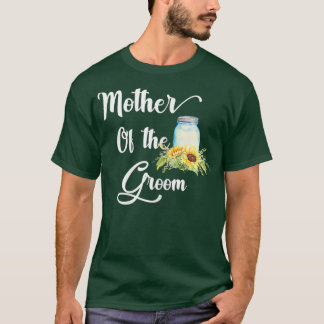 T-shirt Cortège de mariage féminin assorti Mère du marié