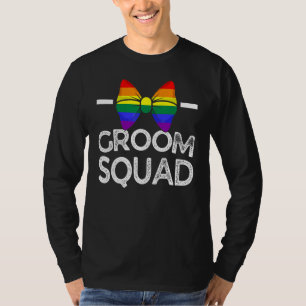 T-shirt Cortège de mariage LGBT Drapeau Arc-en-ciel Gay En