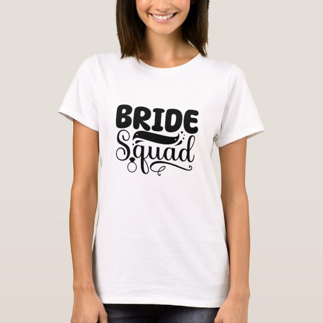 T-shirt Cortège de Mariée (Devant)