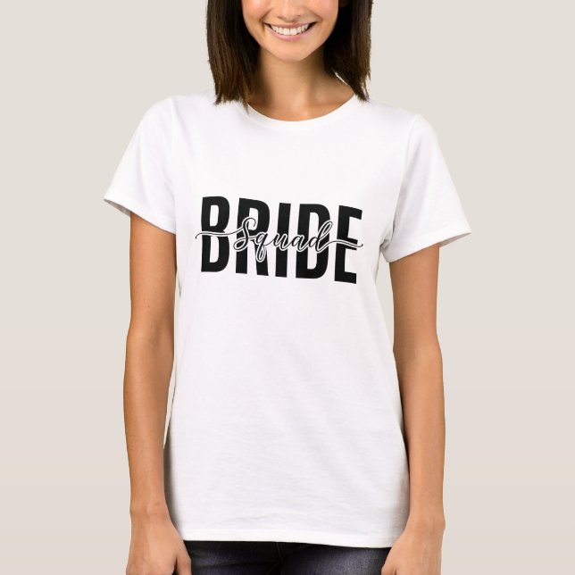 T-shirt Cortège de Mariée Chic EVJF (Devant)