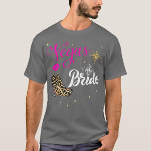T-shirt Cortège de mariée de Vegas 2022, Marié à Vegas Cél