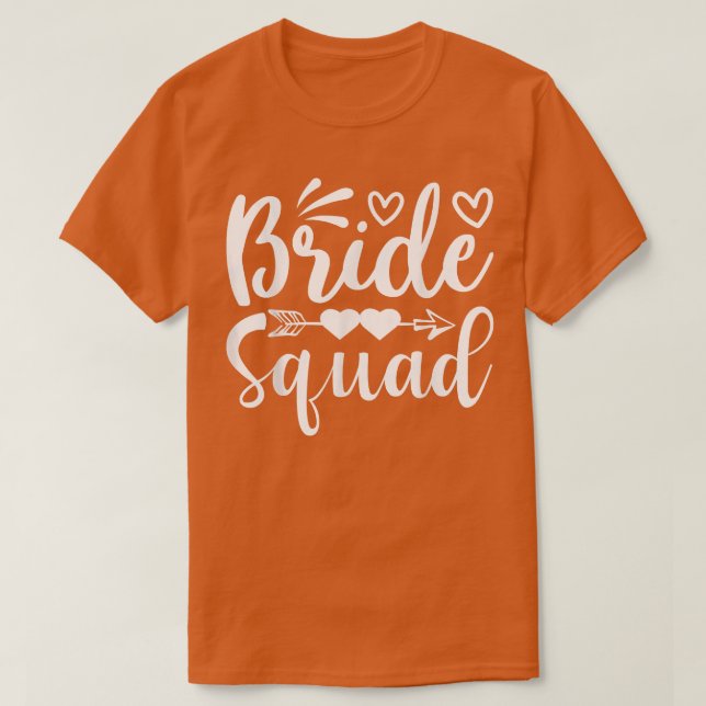 T-shirt Cortège de Mariée Flèche Cœur Mariage et Enterreme (Design devant)