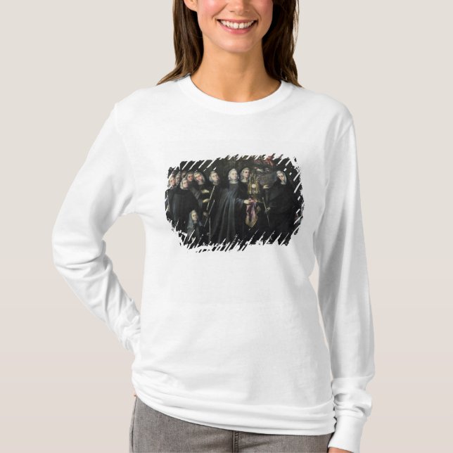 T-shirt Cortège de St Clare avec l'eucharistie (Devant)