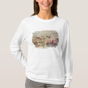 T-shirt Cortes descendant sa flotte outre de la côte de
