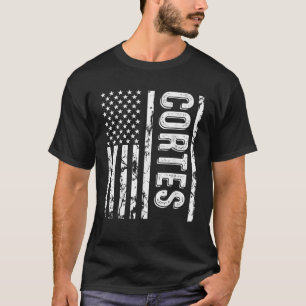 T-shirt Cortes Nom Fundy Nom de famille Team Cortes Famill