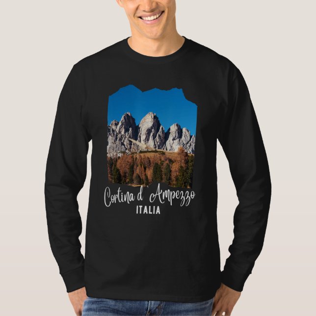 T-shirt Cortina d'Ampezzo Dolomiti Cortina d'Ampezzo Italy (Devant)