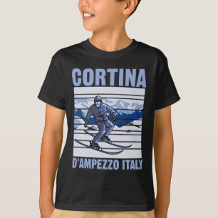 T-shirt Cortina D'ampezzo Italie Ski