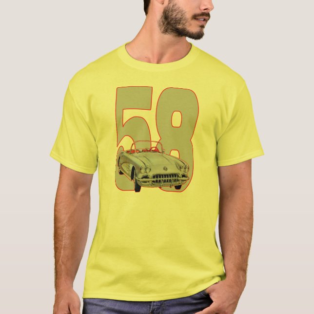 T-shirt Corvette 1958 (Devant)