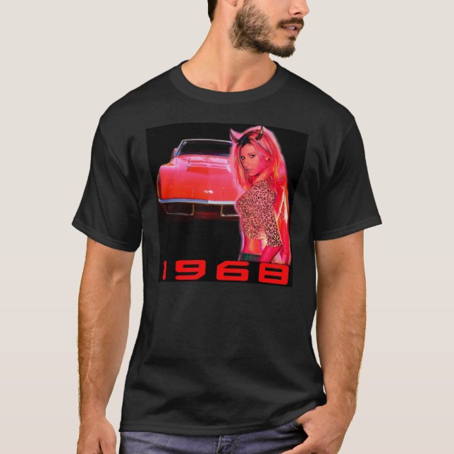 T-shirt Corvette 1968 (Devant)