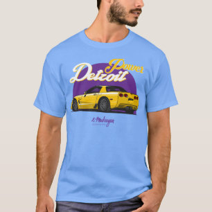 T-shirt Corvette C5 jaune