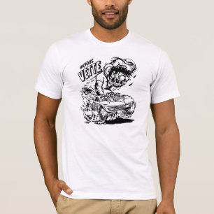 T-shirt Corvette Classic Vintage Bandes dessinées B&W G.D.