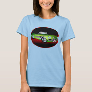 T-SHIRT CORVETTE CLASSIQUE -EMERALD