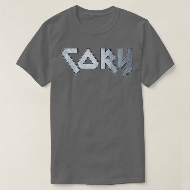 T-shirt Cory en métal lourd (Design devant)