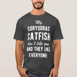 T-shirt Corydoras Catfish Drôle citation de poisson